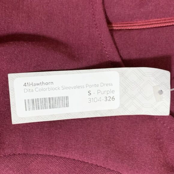 41 Hawthorn Stitch Fix Dita Dress Women's Small Multicolor Colorblock Ponte - Picture 7 of 11